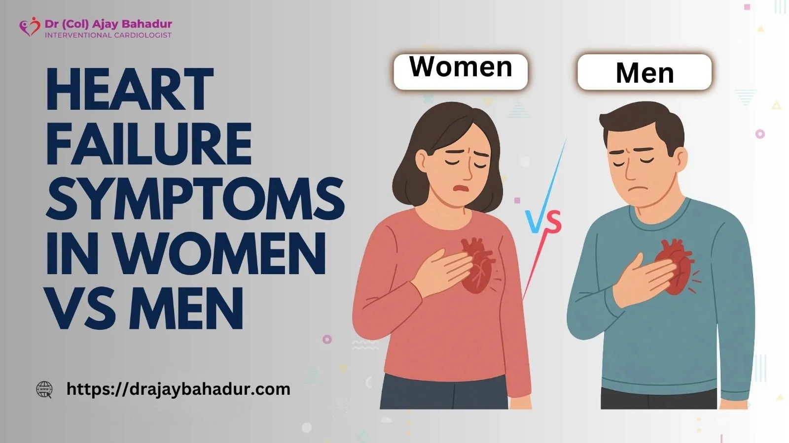 Heart Failure Symptoms in Women vs Men
