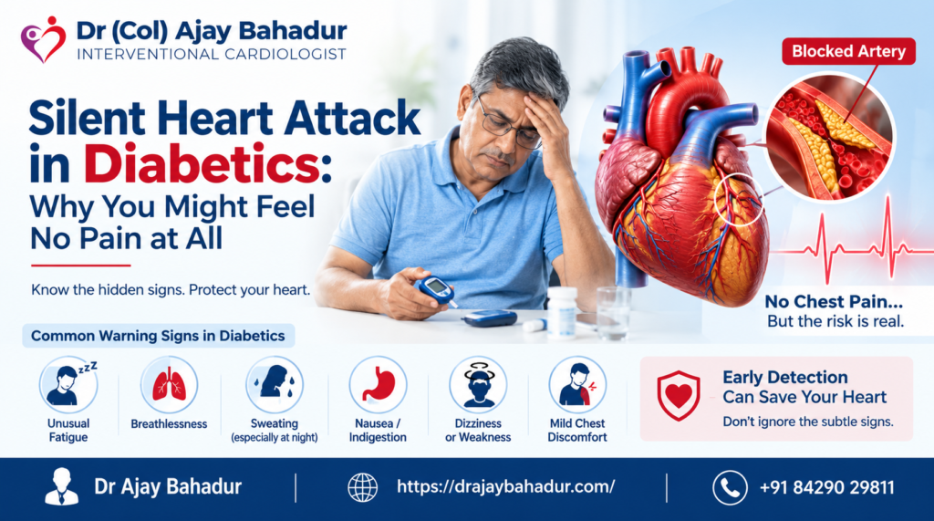 Silent Heart Attack in Diabetics